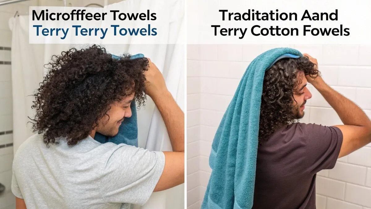 Ręczniki do włosów z mikrofibry, bambusa, jedwabiu porównanie