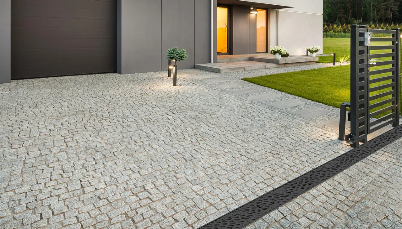 odwodnienie liniowe podjazdu