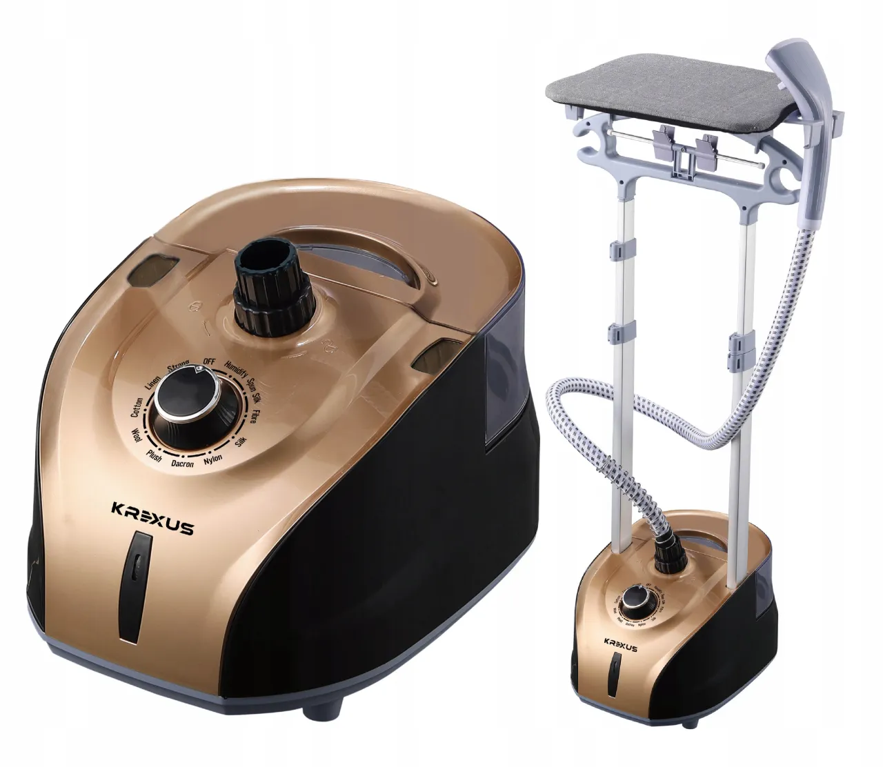 parownica ręczna i stojąca do ubrań