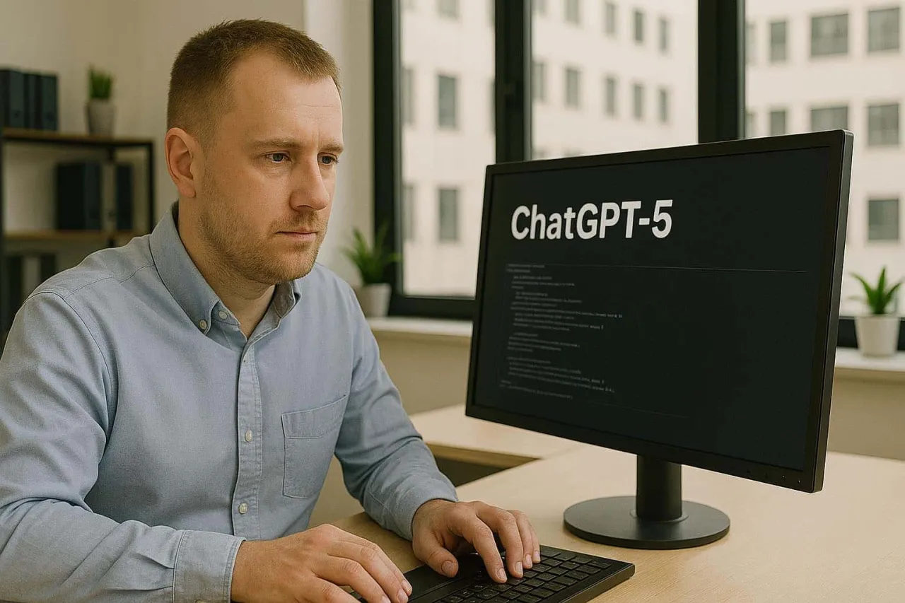 Tłumacz przy pracy nowoczesne biuro