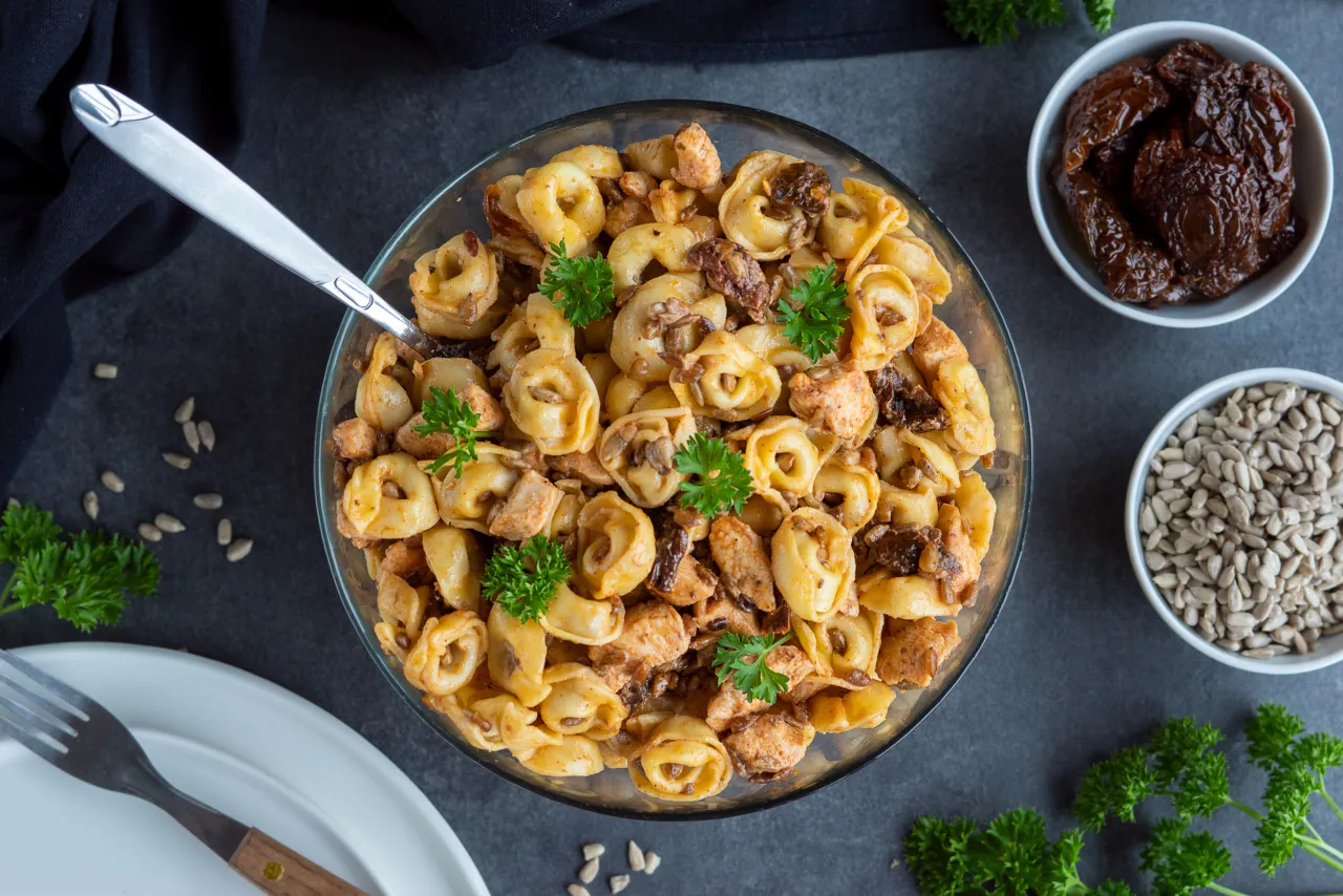 suszone tortellini w opakowaniu