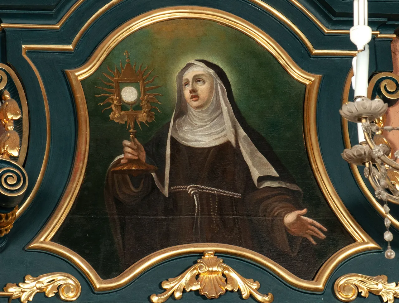 Święta Klara ratuje Asyż przed Saracenami