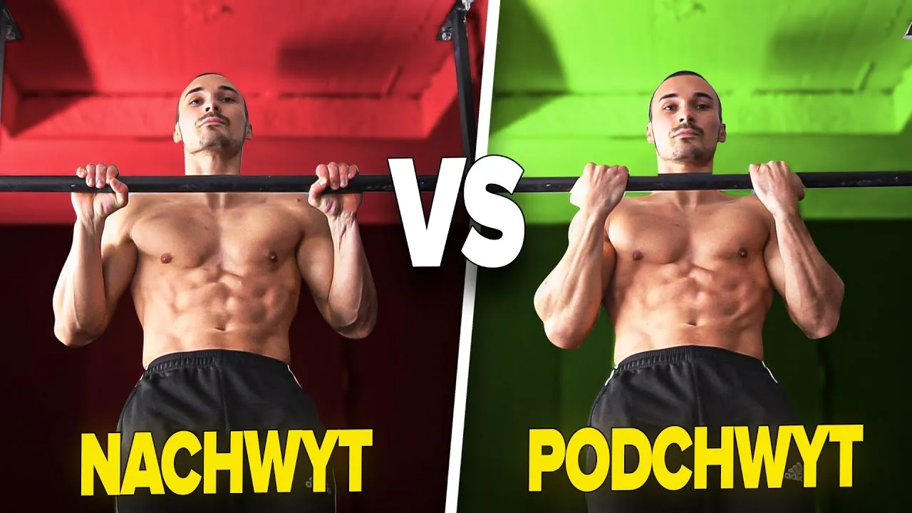 porównanie nachwyt podchwyt na drążku