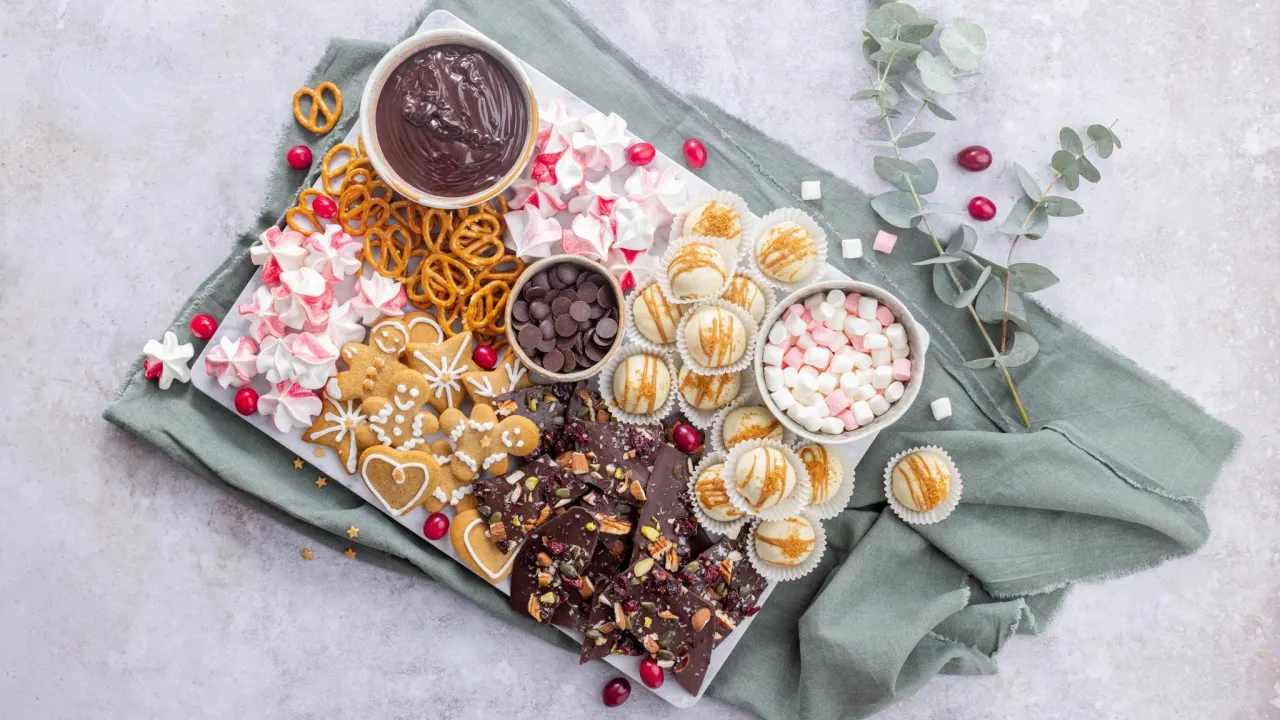 Assortiment de mignardises de Noël