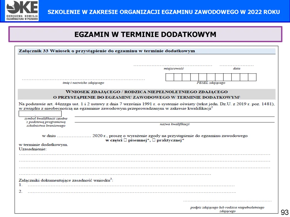 egzamin zawodowy OKE