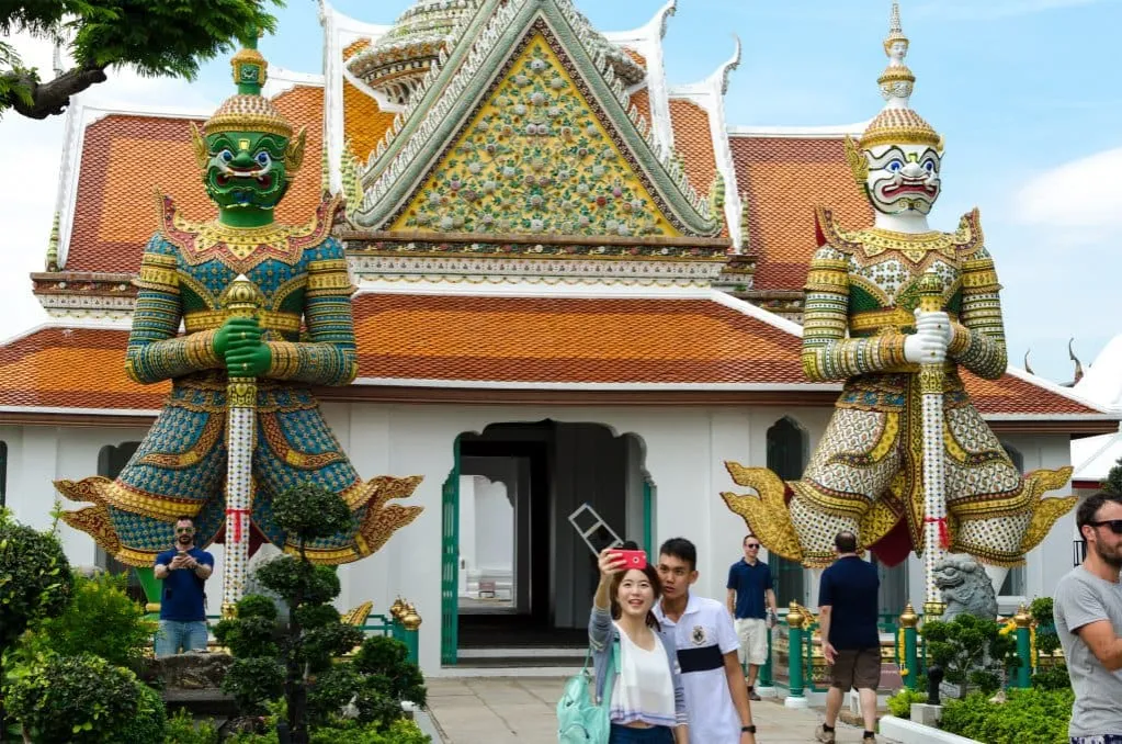 Bangkok Wielki Pałac Królewski, Wat Pho, Wat Arun