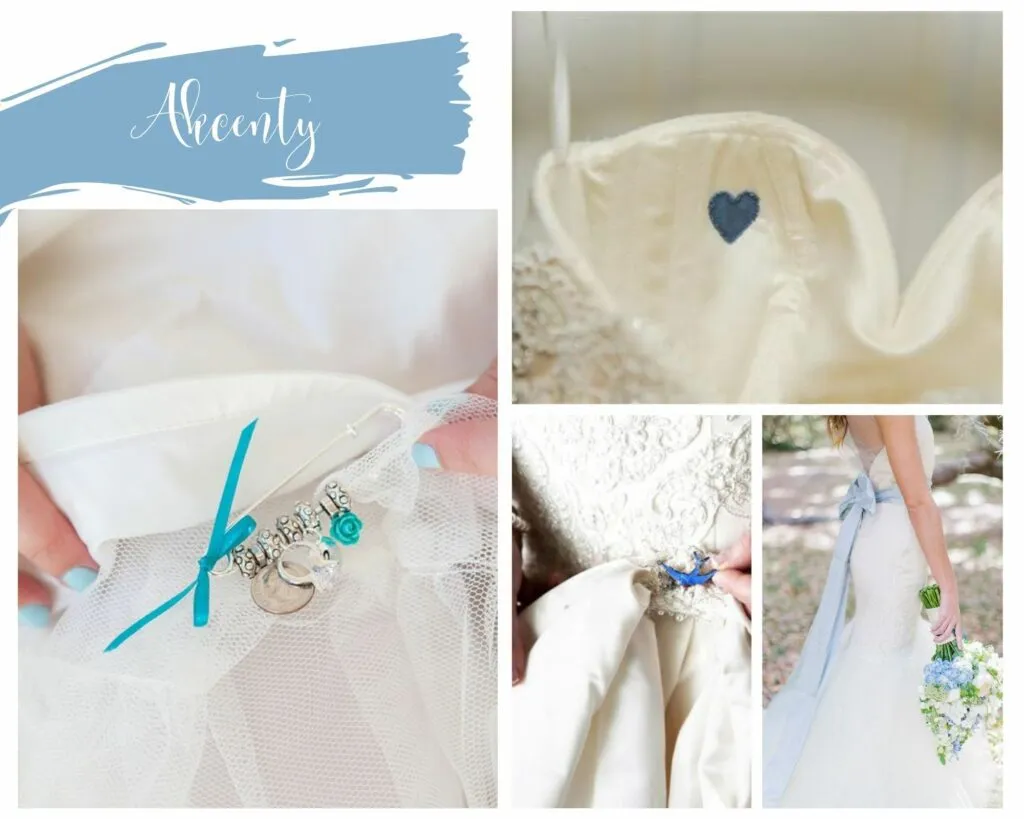 rękawiczki ślubne torebka panny młodej coś niebieskiego