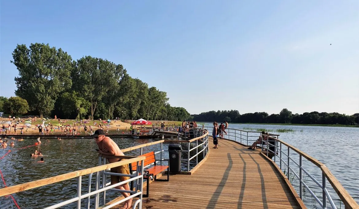 Park Kościuszki Radom, Zalew Borki Radom