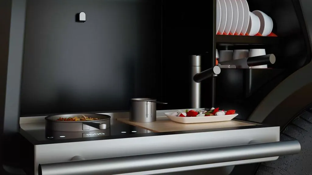 sprzęt kuchenny do kabiny ciężar&oacute;wki