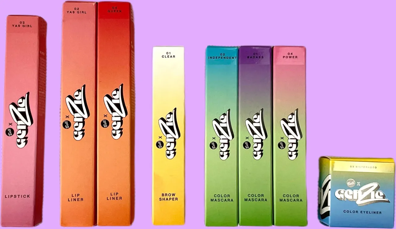 Kosmetyki Genzie: pomadka, kontur&oacute;wki, żel do brwi, tusze i eyeliner. Sprawdź, ile kosztują te kolorowe produkty!