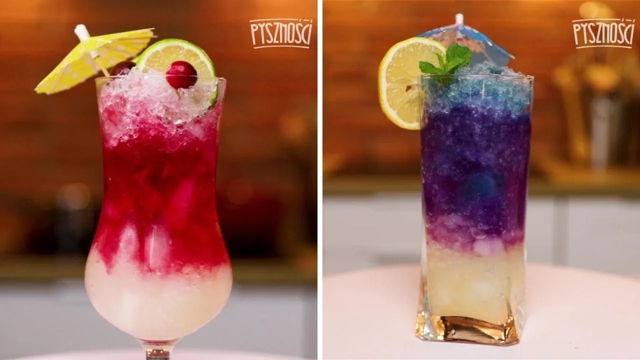 bezalkoholowe drinki z grenadiną dla dzieci