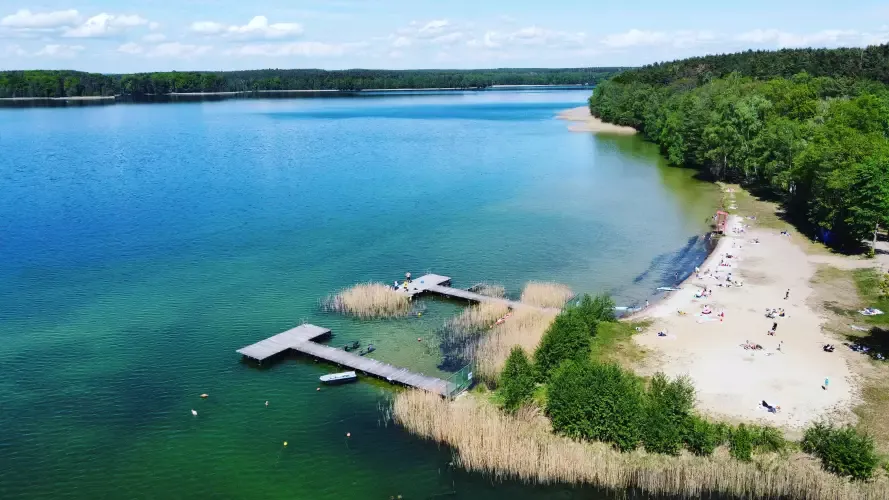 Plaża Niesulice Jezioro Niesłysz