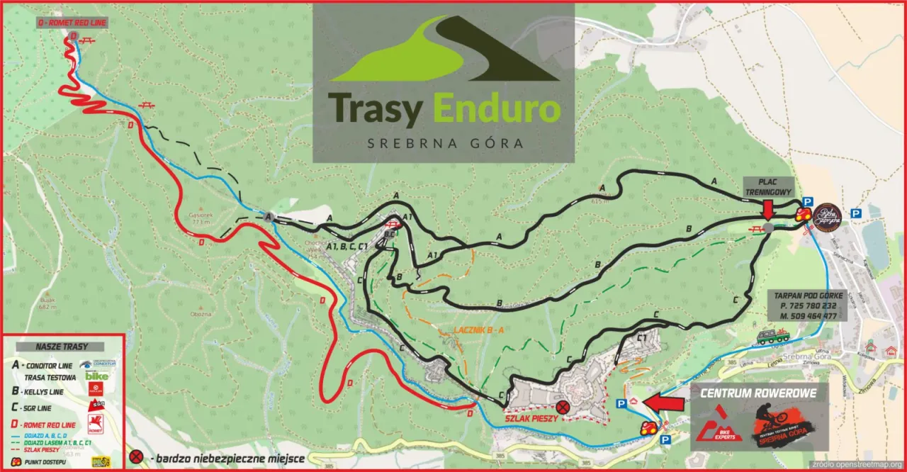 Enduro Srebrna G&oacute;ra trasy rowerowe