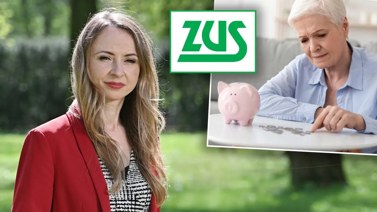 ZUS emerytura minimalna a groszowa infografika