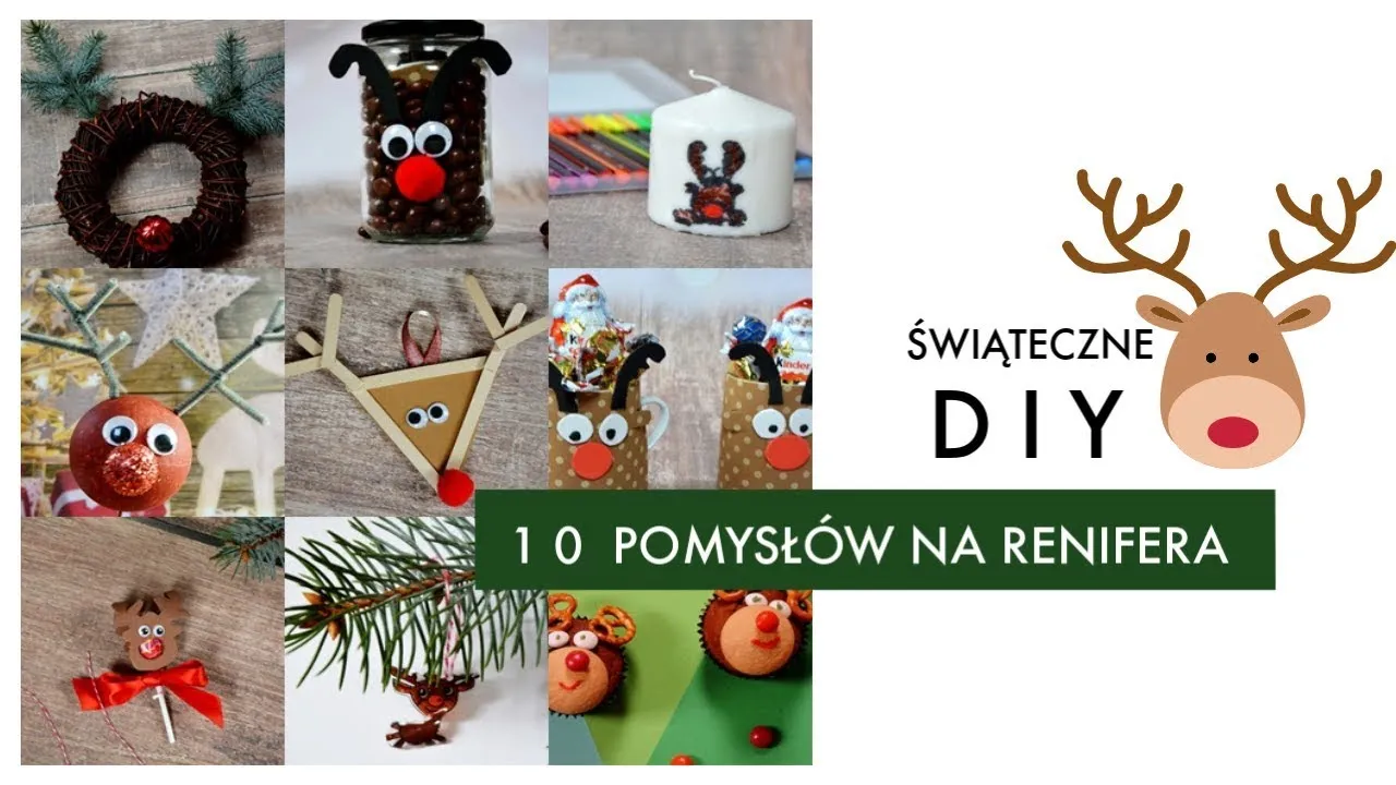 Zdjęcie Jak łatwo zrobić renifer ozdobę świąteczną – proste instrukcje DIY