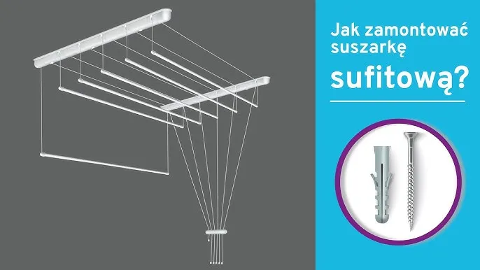 schemat montażu suszarki sufitowej