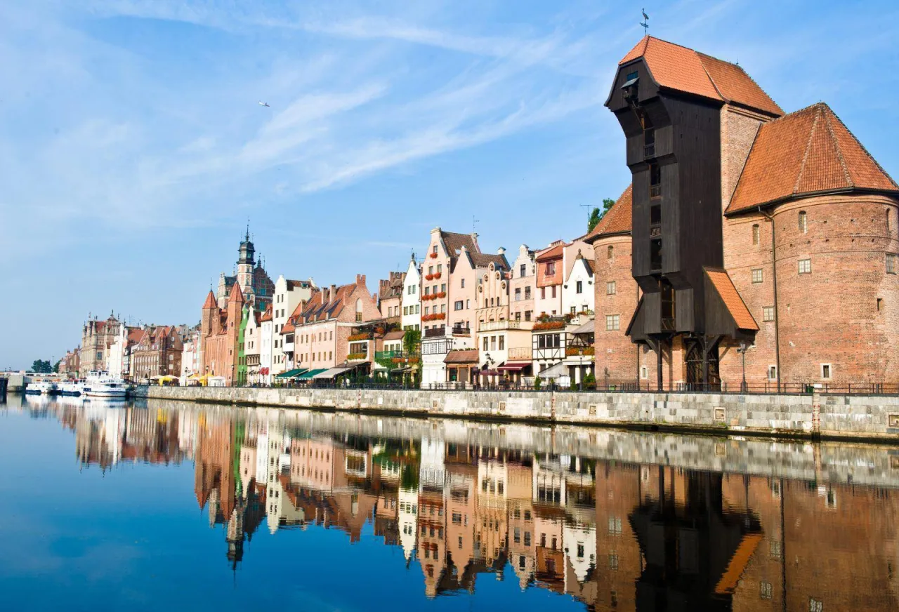Gdańsk Droga Królewska panorama