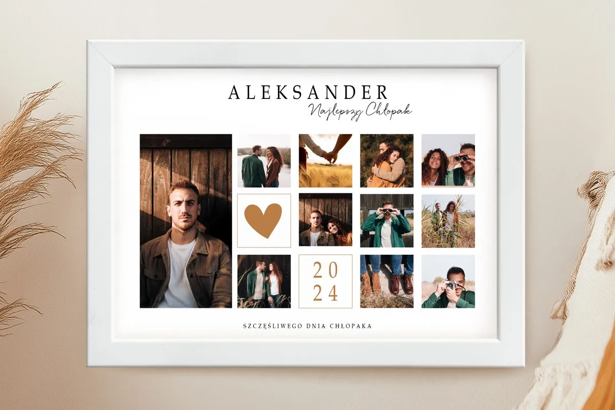 Prezenty na Dzień Chłopaka - kolaż pomysł&oacute;w