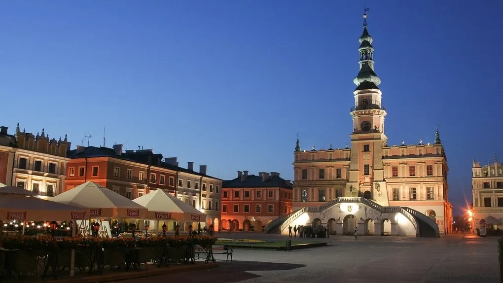 Zamość Stare Miasto panorama