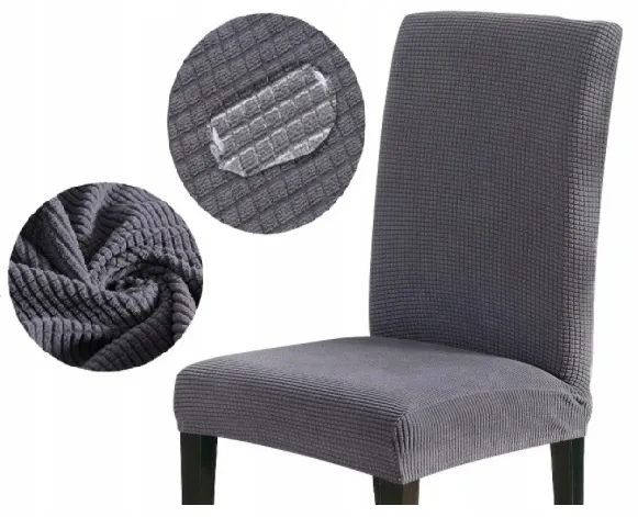 przed i po pokrowiec na krzesło