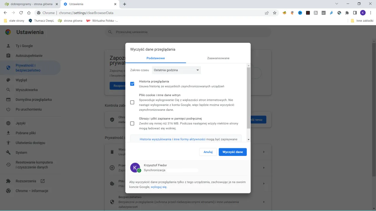Dlaczego warto czyścić historię Chrome