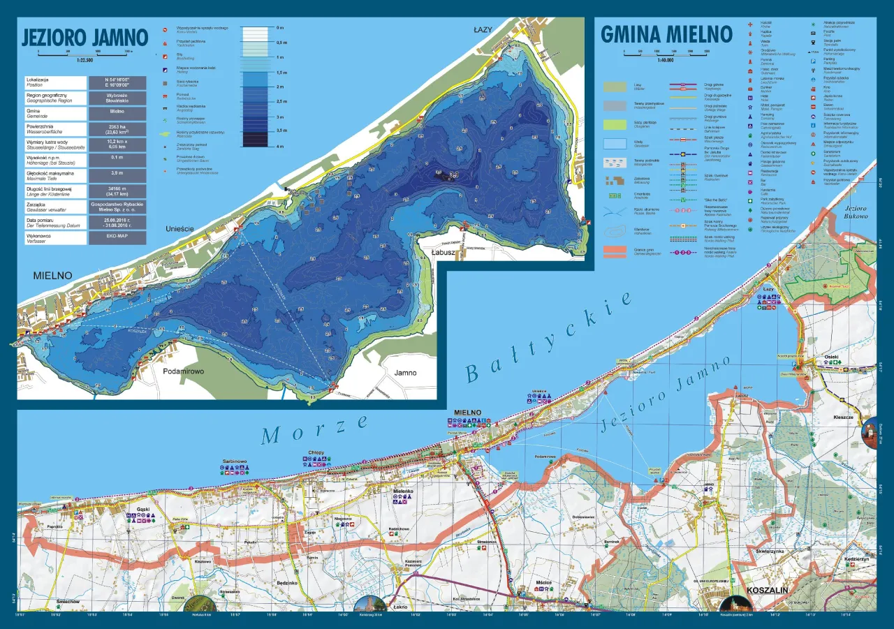 Mielno mapa lokalizacja Polska