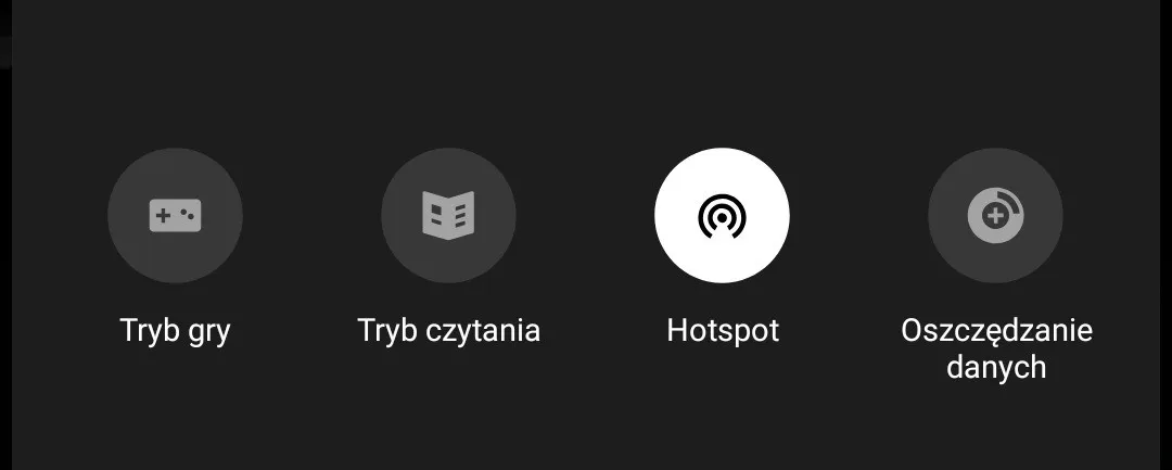różne metody udostępniania internetu z telefonu ikony