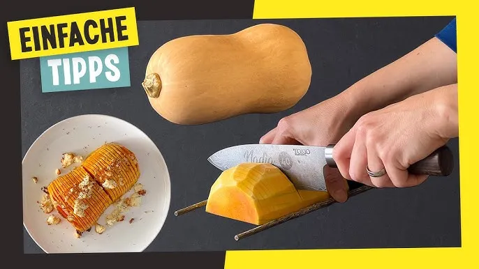 butternut k&uuml;rbis sch&auml;len und schneiden anleitung