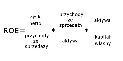 Wzór na rentowność kapitału własnego ROE