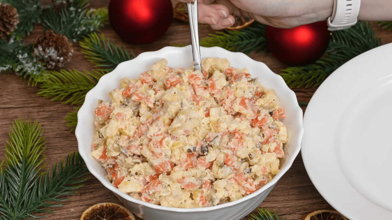 rozwarstwiony majonez po rozmrożeniu