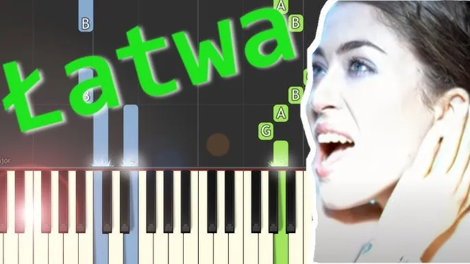 nuty do piosenki co powie tata pianino keyboard