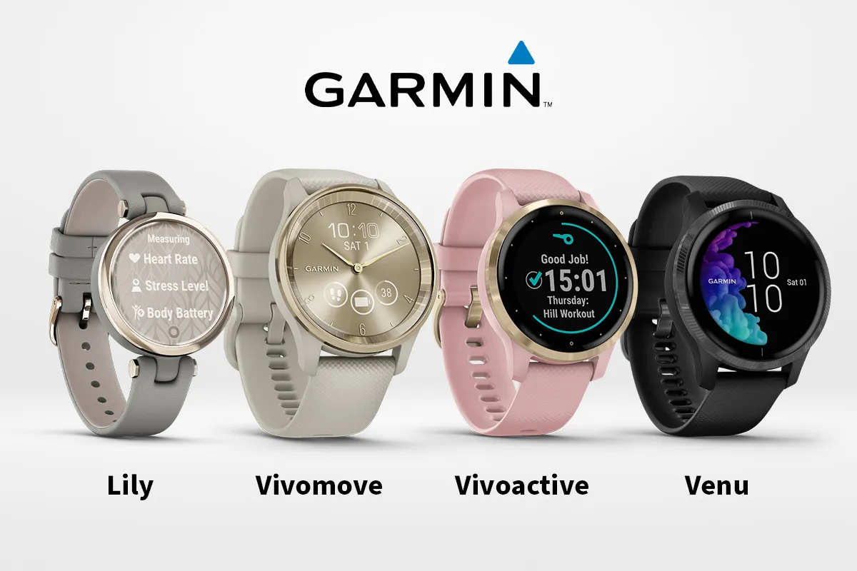 Porównanie serii Garmin Venu Fenix Lily Forerunner