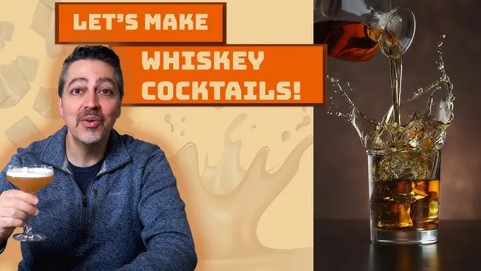 Drei klassische Whiskey-Cocktails Old Fashioned Whiskey Sour Manhattan