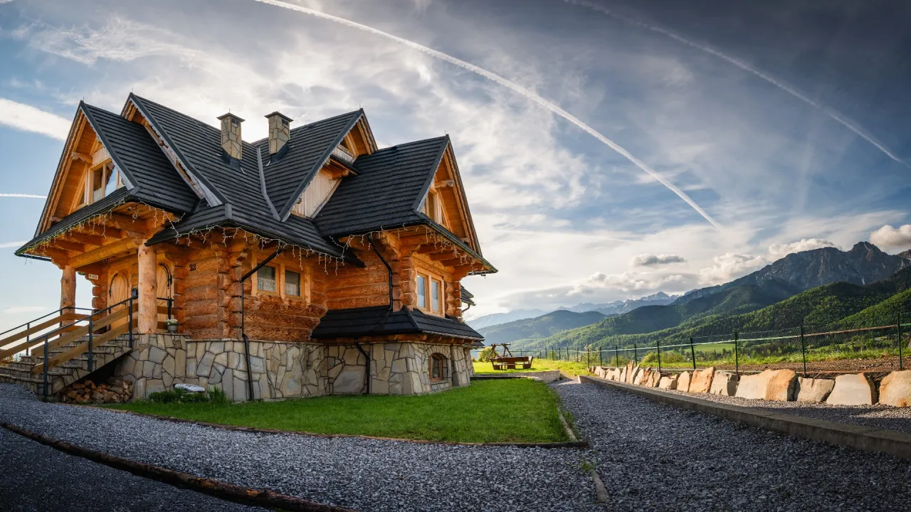 dom na wierchu tatry widok