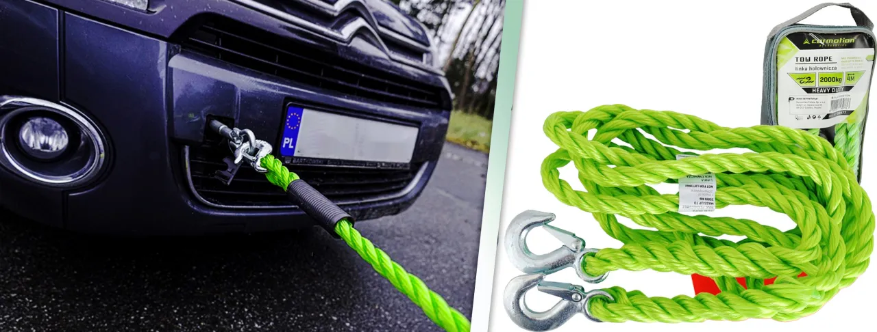 Prawidłowe holowanie samochodu lina czy sztywny hol