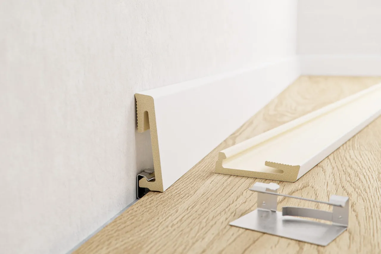 listwy przypodłogowe Salag w różnych wnętrzach