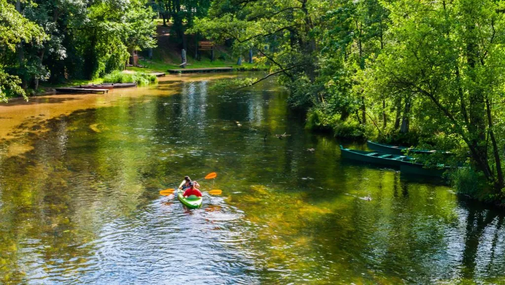 spokojne szlaki kajakowe Polska