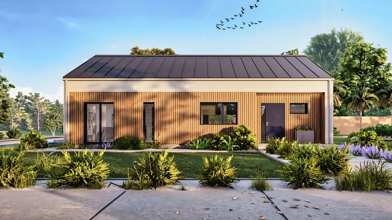 Nowoczesny dom szkieletowy w budowie odporny na żywioły