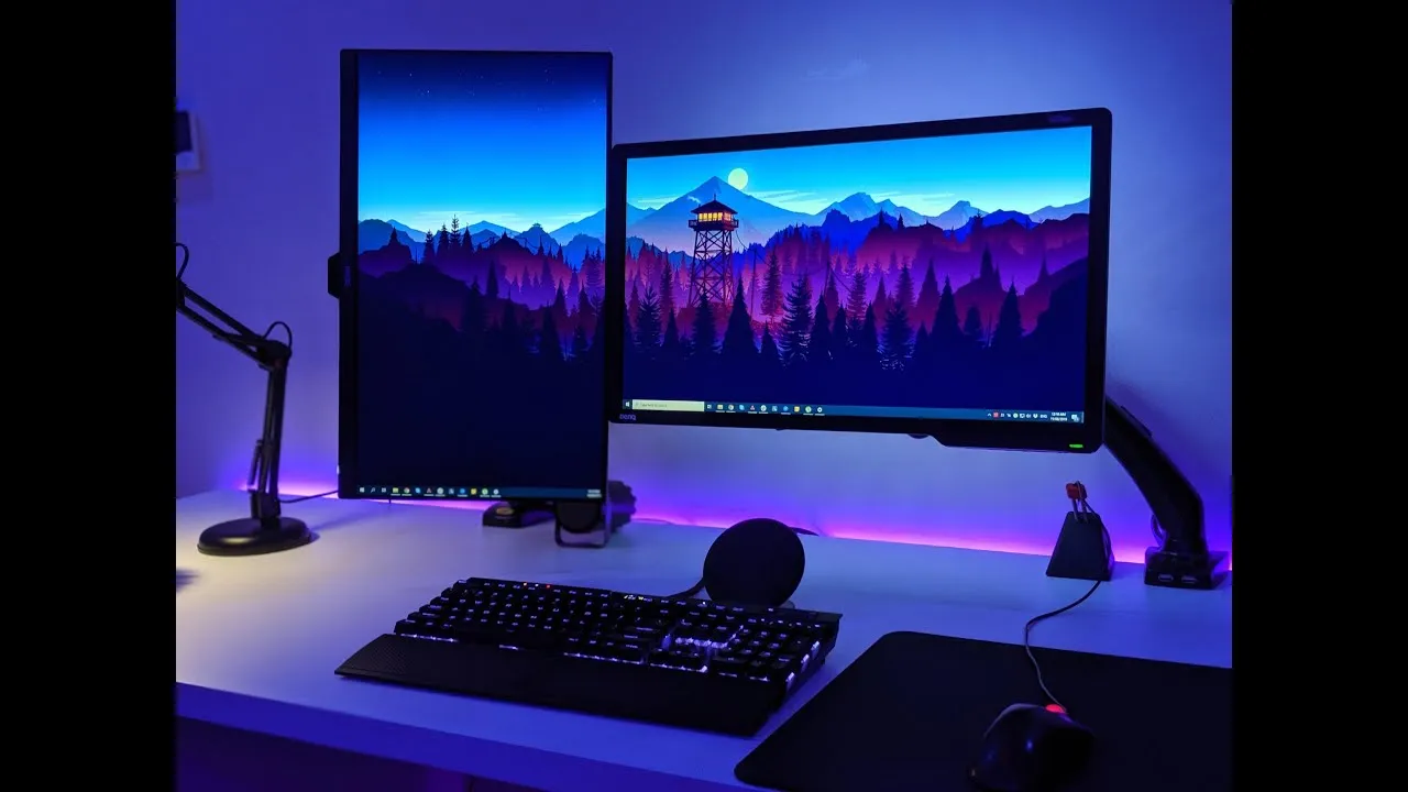 Ustawienia tapety Windows 11 dwa monitory