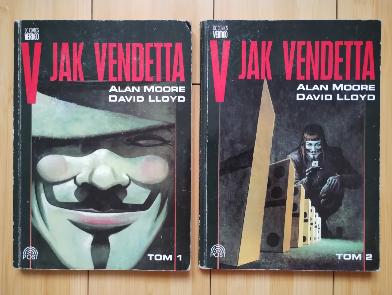 Alan Moore i David Lloyd V jak Vendetta