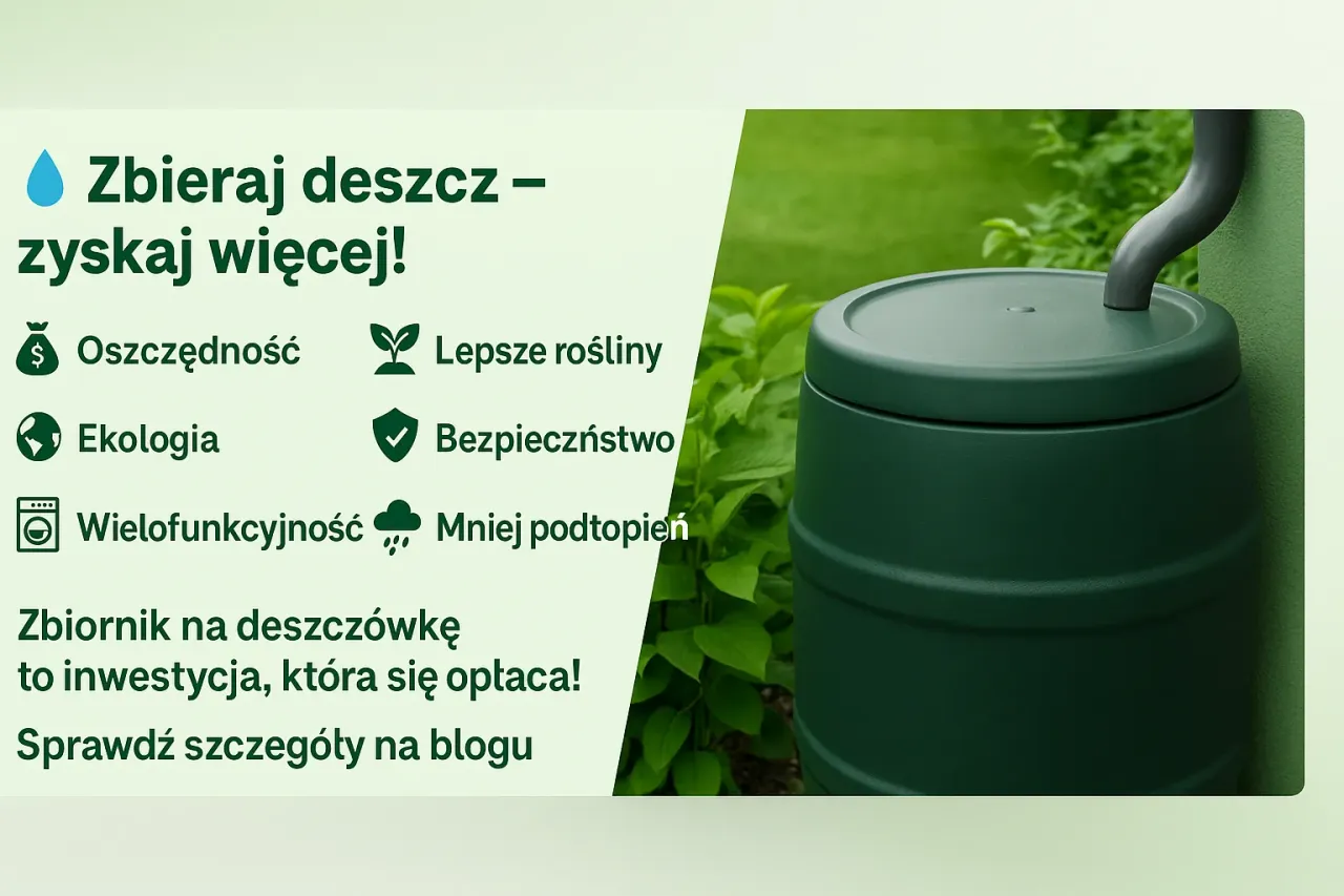 Korzyści z instalacji zbiornika na deszczówkę
