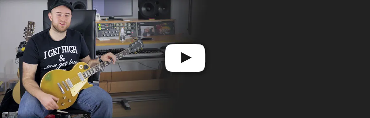 gitara elektryczna ćwiczenia nagrywanie scena