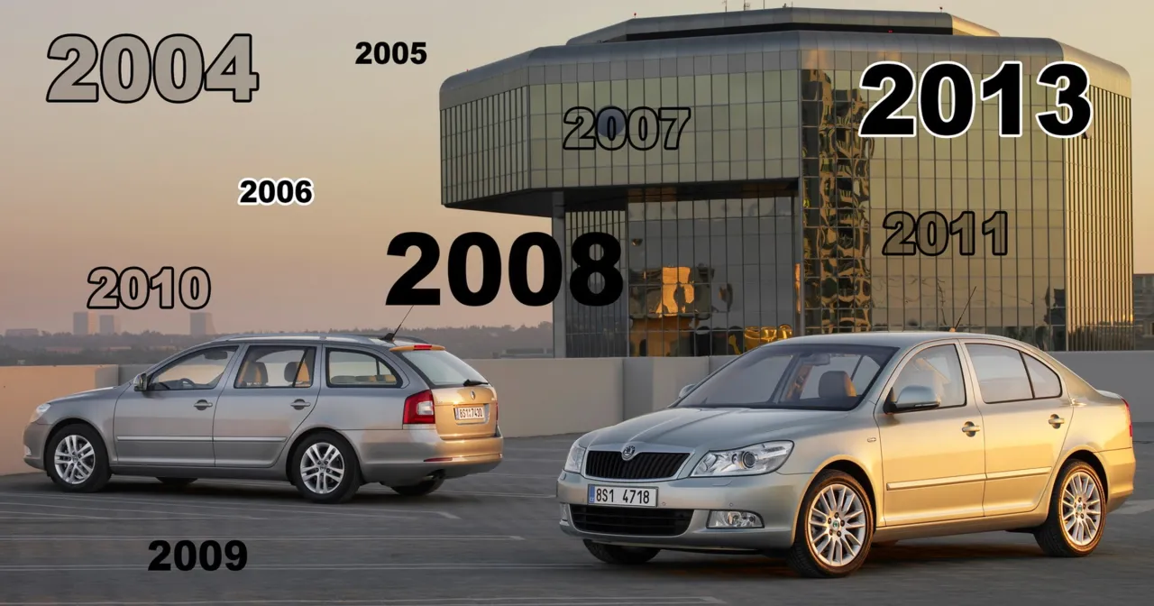 Skoda Octavia generacje por&oacute;wnanie