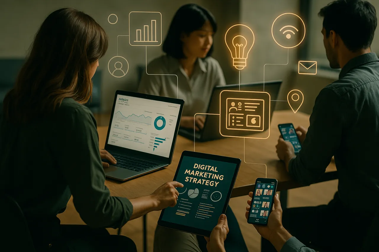 marketing cyfrowy definicja infografika