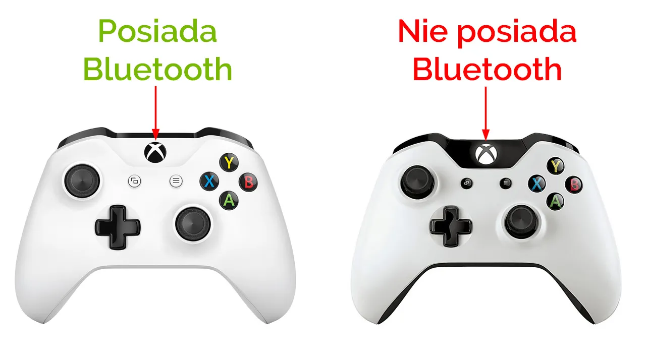 różnice w padach xbox one bluetooth