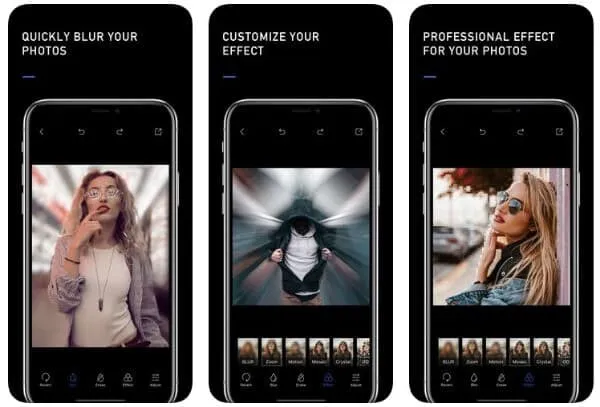 Aplikacje do rozmywania tła na telefonie ikony