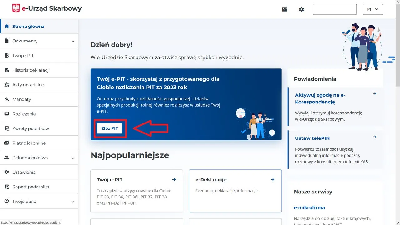 metody rozliczenia pit twoj e-pit programy papier