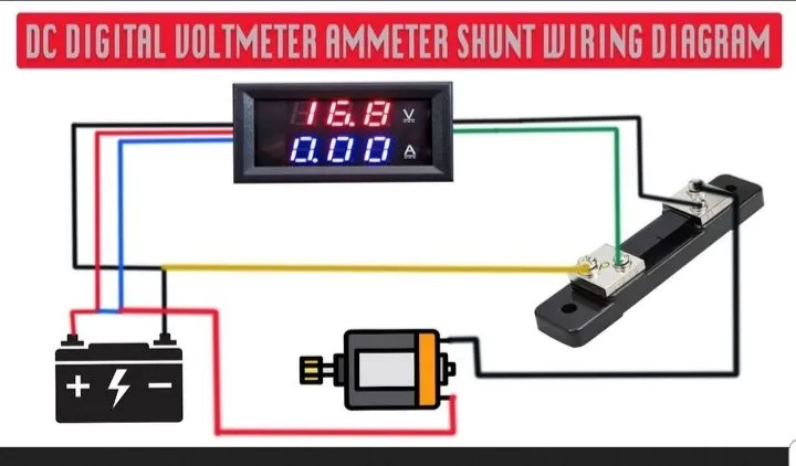 schemat podłączenia amperomierza szeregowo i woltomierza r&oacute;wnolegle