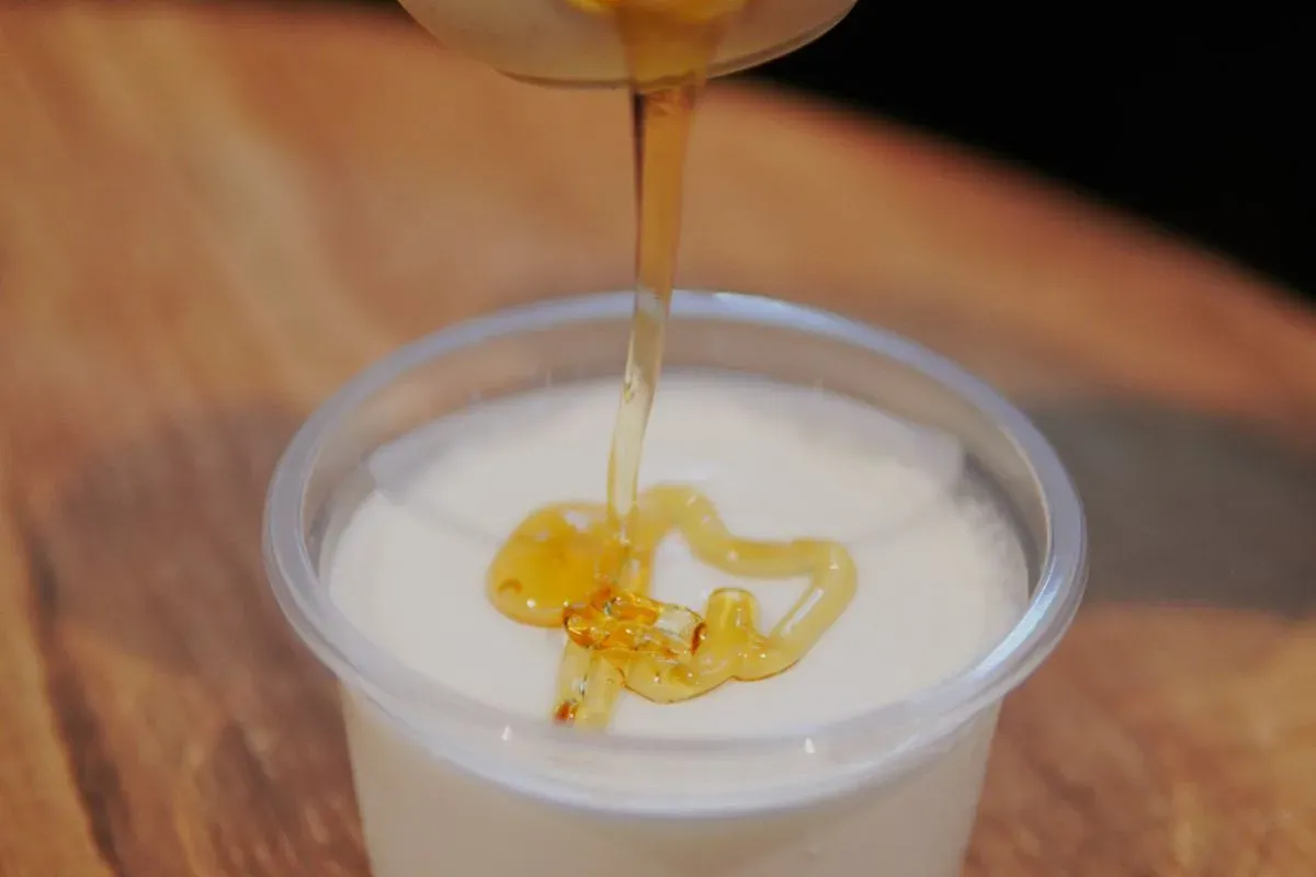 Quark Honig Maske trockene Haut