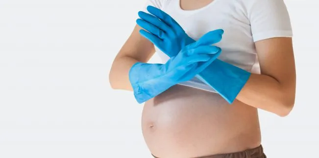 kobieta w ciąży ryzyko upadku, niebezpieczne detergenty w ciąży